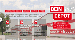 Desktop Screenshot of deindepot.at
